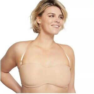 Lilyette Tan Minimizer Bra Sz 40D